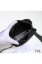 Yves Saint Laurent Mini Lou Borsa Fotocamera In Pelle Texture In Pelle Matelasse Nero/Argento