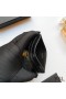 Yves Saint Laurent Monogram Card Case In Coccodrillo Goffrato Pelle Nero/Oro