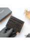 Yves Saint Laurent Monogram Card Case In Coccodrillo Goffrato Pelle Nero