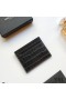 Yves Saint Laurent Monogram Card Case In Coccodrillo Goffrato Pelle Nero