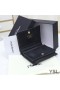 Yves Saint Laurent Monogram Flap Custodia In Grana In Pelle Matelasse Nero/Oro