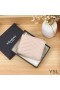 Yves Saint Laurent Monogram Zip Bifold Carta Di Caso In Grana Matelasse In Pelle Rosa/Oro