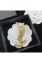 Yves Saint Laurent Opyum Spilla In Metallo, Cristallo e Strass Oro