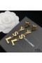 Yves Saint Laurent Opyum Cuore Orecchini In Metallo Color Oro