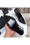 Yves Saint Laurent Opyum Slingback Pumps In vernice Nera con Tacco Nero