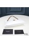 Yves Saint Laurent Pac Pac Increspato Borsa Hobo In Pelle Liscia Bianche