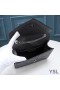 Yves Saint Laurent Busta Piccola Catena Sacchetto In Misto Granulare Matelasse Leather Nero/Argento