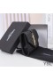 Yves Saint Laurent Piccolo Lembo Della Busta Portafoglio In Misto Granulare Matelasse Leather Nero/Oro