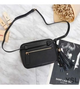 Yves Saint Laurent Lou Cintura Borsa Matelasse Leather Nero/Oro