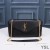 Yves Saint Laurent Calypso Borsa Immerso In Pelle Di Agnello Nero/Oro