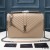 Yves Saint Laurent Grande Classico College Catena Borsa Matelasse Leather Albicocca/Argento