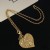 Yves Saint Laurent Amore Ciondolo Collana In Metallo Color Oro