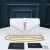 Yves Saint Laurent Monogram Catena Di Portafoglio In Misto Granulare Matelasse Leather Bianco/Oro