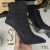 Yves Saint Laurent Opyum Ankle Boots In Pelle Scamosciata Con Serpente Di Bronzo Tacco Nero