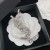 Yves Saint Laurent Opyum Spilla In Metallo, Cristallo e Strass Argento