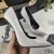 Yves Saint Laurent Opyum Pompe di vernice Nera con Tacco Bianco