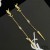 Yves Saint Laurent Opyum Spike Orecchini In Metallo e Strass Oro