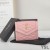 Yves Saint Laurent Piccolo Gaby A Tre Ante Portafoglio Trapuntato In Pelle Di Agnello Rosa/Oro