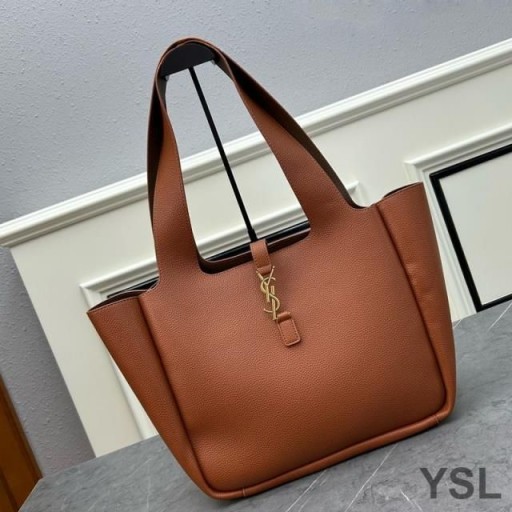 Yves Saint Laurent Bea Tote I Kornet Skinn Brun