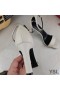 Yves Saint Laurent-Oransje Sandaler I Glatt Skinn Beige