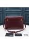 Yves Saint Laurent Manhattan-Skulderveske I Glatt Skinn Sort/Gull