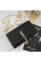 Yves Saint Laurent Middels Kate Kjede Pose med Dusk I Skinn Sort/Gull