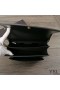 Yves Saint Laurent Middels Solnedgang Kjede Bag I Skinn Sort/Gull