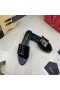 Yves Saint Laurent Monogram Lysbilder I Patent Skinn Sort