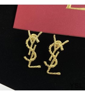 Yves Saint Laurent Opyum Øredobber I Tau Metall Gull