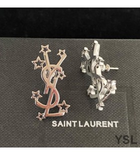 Yves Saint Laurent Opyum Øredobber I Stjerner Metall Sølv