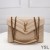 Yves Saint Laurent Middels Loulou Kjede Bag I Y Matelasse Skinn Aprikos/Gull