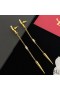 Kolczyki kolce Yves Saint Laurent Opyum Z Metalu i Złota Z kryształkami