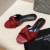 Buty Yves Saint Laurent Bianca Z Gładkiej Skóry Koloru Czerwonego
