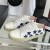 Klasyczne Buty Yves Saint Laurent Court Ze Skóry, Расшитой Gwiazdami, Biały / niebieski