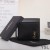 Portfel Yves Saint Laurent z małej monogram East /West Z gładkiej skóry Czarne /w kolorze Złotym