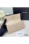 Yves Saint Laurent Mare Cassandra Deconstrui Portofel Bifold În Crocodil Relief Din Piele De Caise