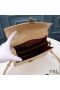 Yves Saint Laurent Mediu Cassandra Top Mâner Sac În Granulat Din Piele De Caise/Aur