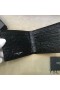 Yves Saint Laurent Monograma Est/Vest Portofelul În Crocodil Relief Din Piele Negru