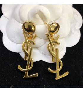 Yves Saint Laurent Opyum Pandantiv Cercei Din Metal De Aur