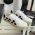 Yves Saint Laurent Curtea Adidași Clasic În Stele Brodate Din Piele Alb/Negru