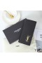 Yves Saint Laurent Drobné Monogram Continental Peňaženky V Zrnitá Kožené Black/Gold