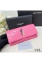 Yves Saint Laurent 큰 카산드라의 해체 이중 지갑에서 악어 가죽 상승