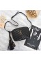 Yves Saint Laurent 루 벨트백에 미니바 Leather Black/Gold