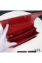 Yves Saint Laurent 중 일몰 체인 가방에서 악어 가죽 Red/Silver