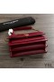Yves Saint Laurent 중 일몰 체인에서 가방 가죽 Red/Gold
