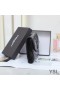 Yves Saint Laurent 작은 모노그램 삼중 지갑에 남기고 미니바 Leather Black