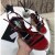 Yves Saint Laurent Cassandra 웨지 Espadrilles 에 빨간 가죽