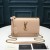 Yves Saint Laurent 중 일몰 체인에서 가방 가죽 살구/골드