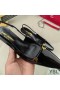 Cipele-brod Yves Saint Laurent Blade Slingback Od Lakirane Crne boje