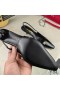 Cipele-brod Yves Saint Laurent Blade Slingback Od Lakirane Crne boje